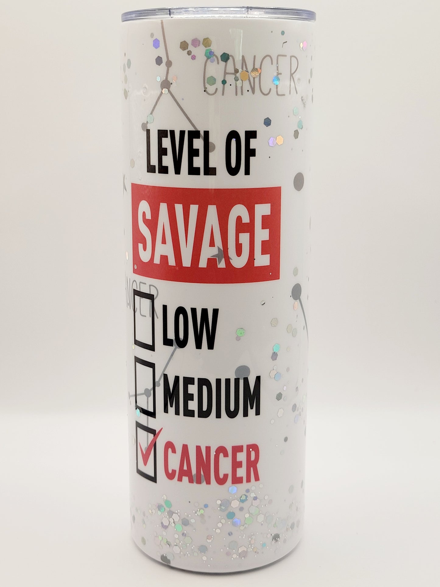 Level Of Savage Tumbler