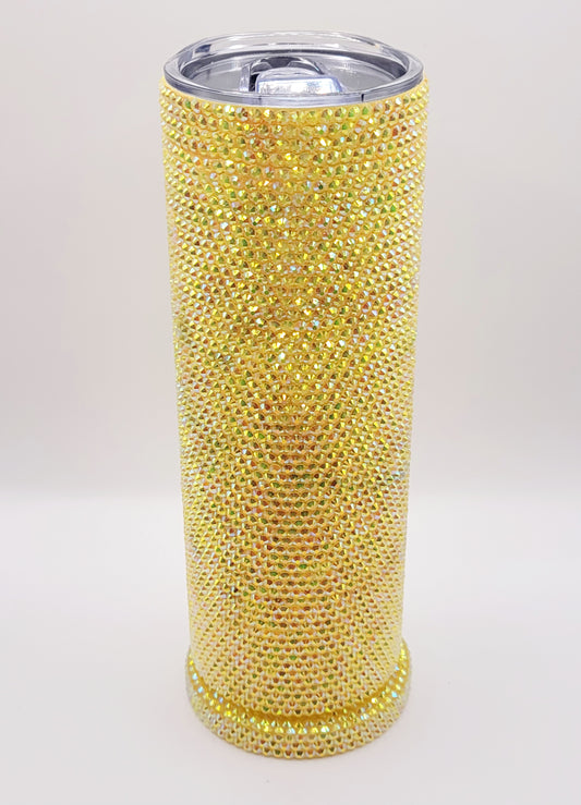 Ellegantly Blinged Tumbler-Yellow