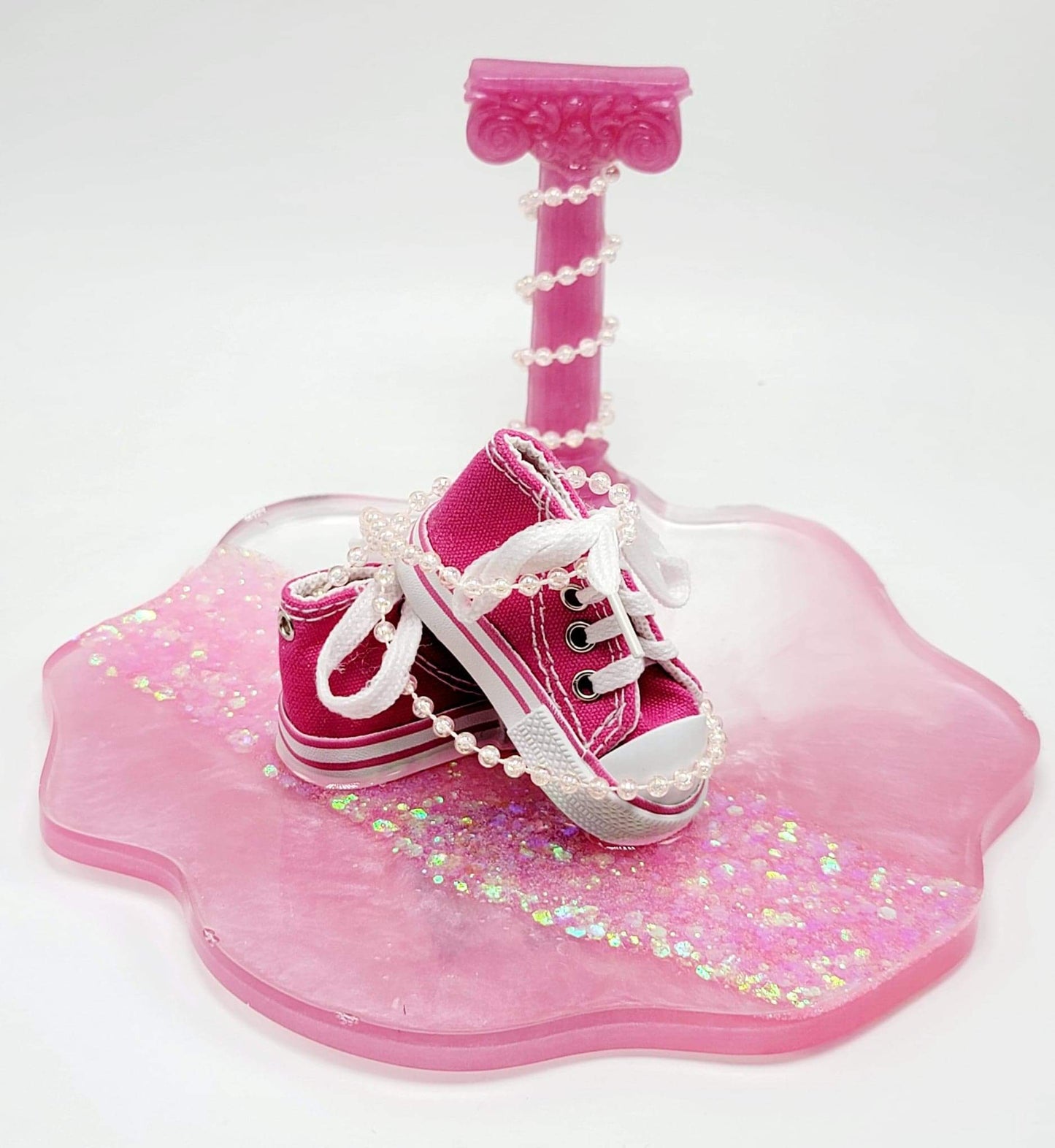 Chucks & Pearls Phone Stand