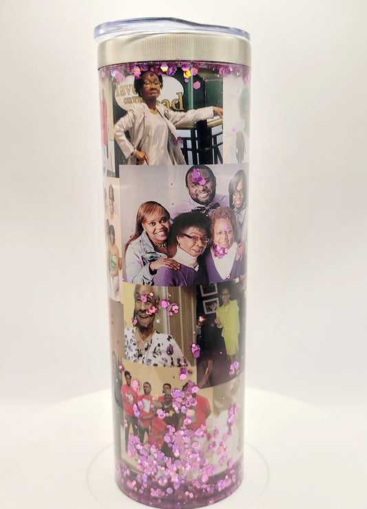 Snow Globe Memory Tumbler