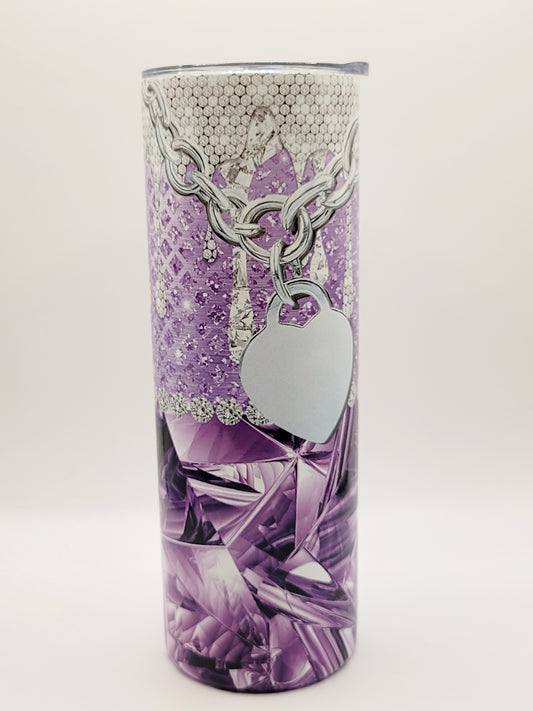 Purple Drip Tumbler