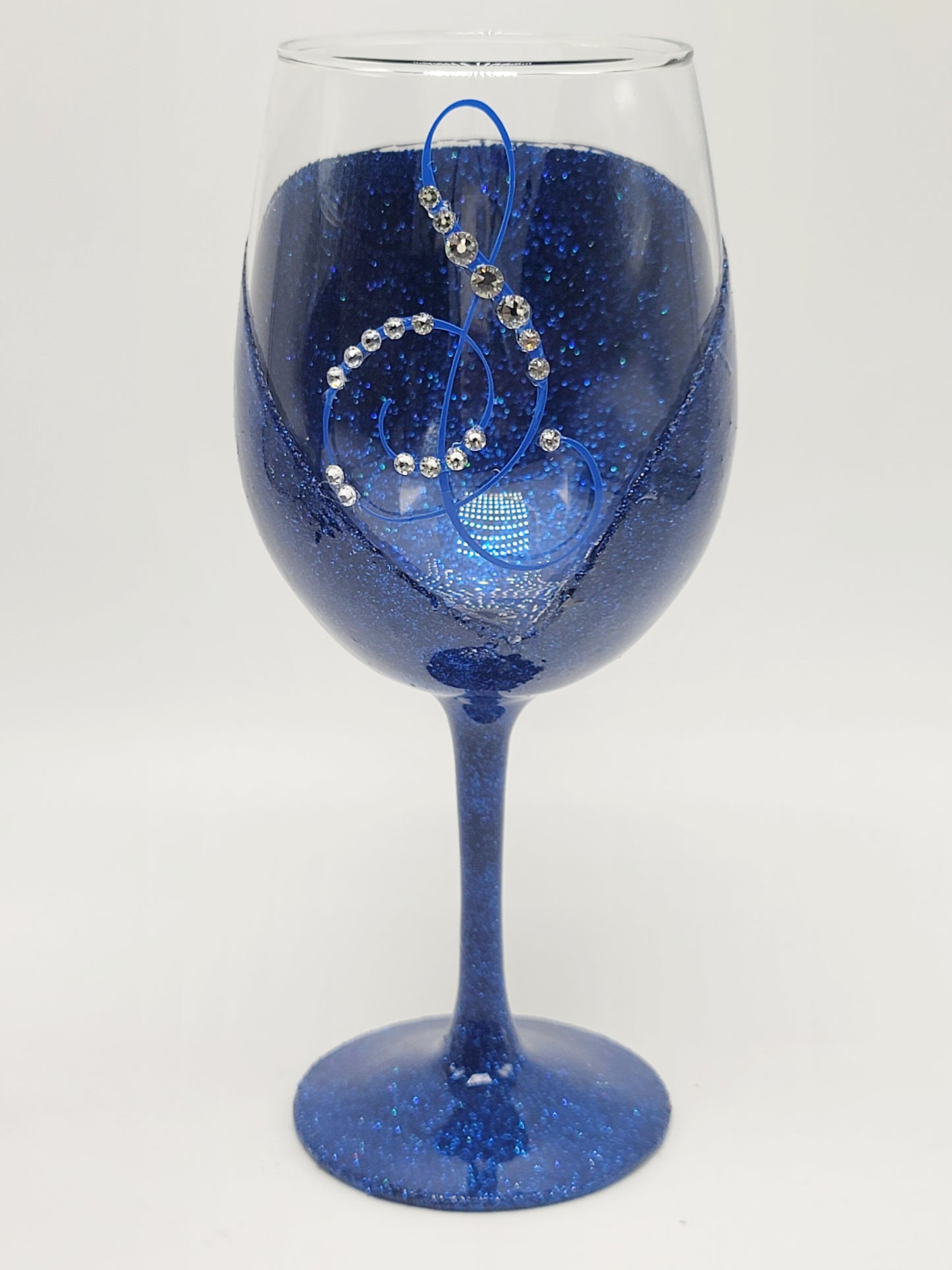 Initial Me! Wine Glass