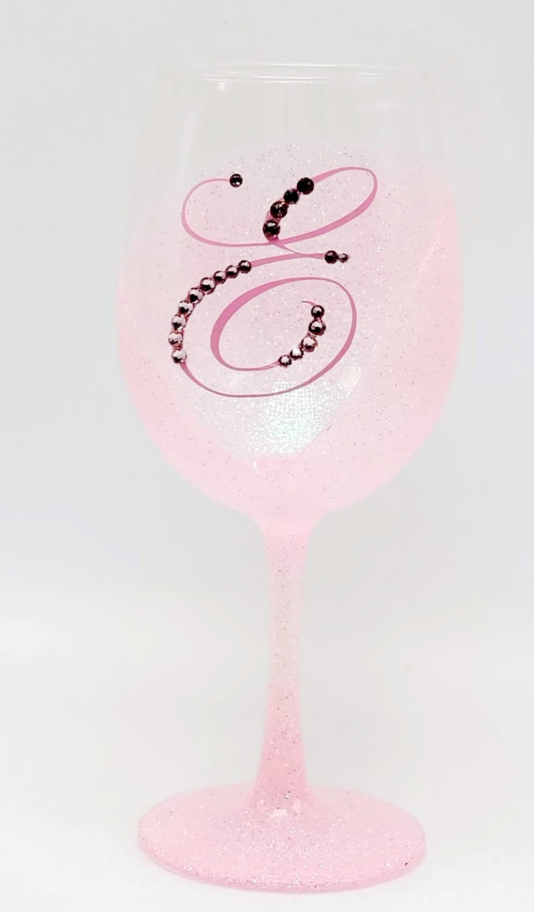 Initial Me! Wine Glass